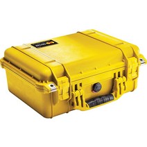 Pelican 폼 케이스 블랙 1450, With Foam_Yellow