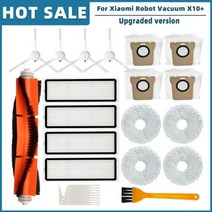 For Xiaomi Robot Vacuum X10+ Plus B101GL Spare Parts Accessories Main Side Brush Hepa Filter Dust Ba, 01 Set A