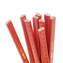 목공용 초크 연필 목수 사각연필 공방 작업용 DIY목공 인테리어(10P)