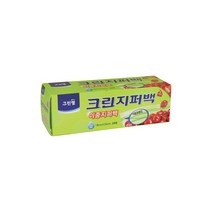 크린랲 크린 이중지퍼백 소, 1개
