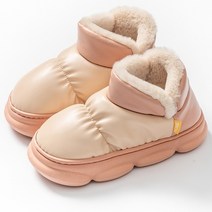 패딩 부츠 스노우 털 슬리퍼 방한 화 새로운 두꺼운 플러시 여성을위한 따뜻한 를 유지