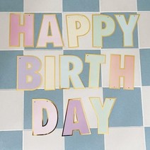 Pastel Birthday Garland 파스텔생일가랜드119130319