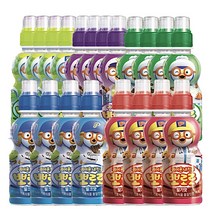 팔도 뽀로로음료 5종 블루베리5+밀크5+사과5+딸기5+바나나4 총24페트, 40개