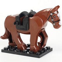 중세기사 나이츠 병사 블럭 호환 미니 피규어, 80. 기사 적토마