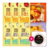 CJ 꼬마돈까스 400g x3   꼬마새우까스 250g  에어프라이용 종이호일, CJ 꼬마돈까스 400g x3   꼬마새