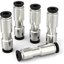 TAILONZ PNEUMATIC 3/8 니켈 도금 구리 퀵 플러그 타입 단방향 체크 밸브 가스 파이프 커플링 CVPU 체크 밸브 5개