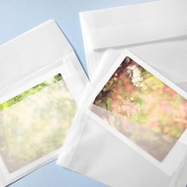 제이제이브라더스 당일출고트레이싱지 청첩장 엽서봉투 50장입 봉투 청첩장봉투