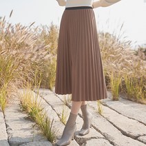엄마옷 마담4060 데이플리츠스커트-RSK210003-