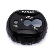 오토바이 스쿠터 야마하 NMAX125 155 엔맥스 메탈 키커버 키박스, 블랙