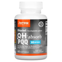 자로우 포뮬러 유비퀴놀 QH-Absorb + PQQ 60 소프트젤, 1개