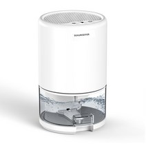 습기제거기 제습기 전기 습기 흡수기 공기 건조기 1000ml 물 탱크 조용한 공기 침실, 하얀, 우리 플러그