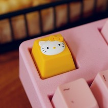 해외 키티 핑크 레드 그린 키캡 예쁜 키캡 키보드꾸미기-12176, 옵션07