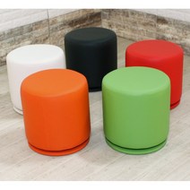 회전되는원형스툴 다용도스툴 보조의자 화장대 디자인스툴 동그란의자, 그린