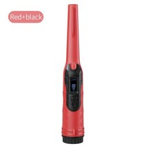 사냥꾼 탐지 방수 금속 탐지기 지하 전문 깊이 탐지 골드 보물, Red and black