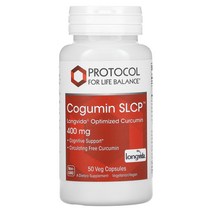 프로토콜 포 라이프 발란스 커큐민 코그민 SLCP 400 mg 50 베지캡슐, 1개