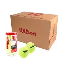 윌슨 챔피언쉽 캔볼 당일배송 (1캔 2구) 18캔 반박스 테니스공 실내 테니스동호회, 라임