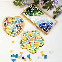 냄비받침대 만들기 컵받침DIY 타일 반제품 만들기재료, 6번, 1개