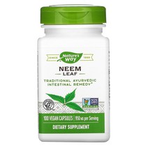 네이처스웨이 님 잎 475 mg 베지 캡슐 100정 Neem leaf