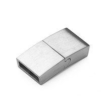 자석 사각팔찌장식 10MM - 니켈사틴, 단품