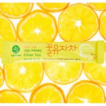 제주앤팜 꿀유자차 과일청 과일차 잼대용, 30ea