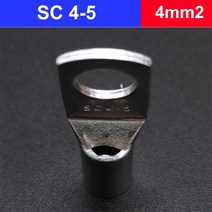 20/10/5PCS 4-10mm 터미널 와이어 용접 케이블 커넥터 키트 볼트 구멍 주석 도금 러그 슈트 SC10-8 SC6-5 35-8 다중 모델, 02 SC4-5_02 10PCS