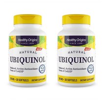 헬시 오리진 유비퀴놀 Kaneka Qh 100 Mg Healthy Origins Ubiquinol 30정 2개
