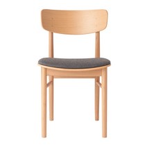 무인양품 MUJI 목제 라운드 체어 시트 타입, 내추럴