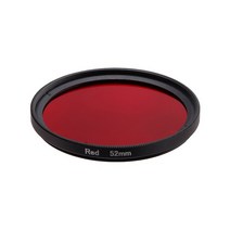 다채로운 색상 필터 캐논 니콘 소니 DSLR 카메라 용 전체 빨간색 노란색 녹색 파란색 49MM 52MM 55 58MM 62MM 67MM 72MM 77MM, [02] green, [03] 55mm