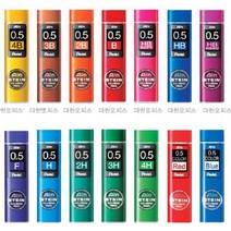 펜텔 아인슈타인 샤프심 0.20.30.40.50.70.9mm, 0.5mm_HB, 본상품선택