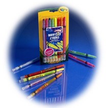 크레욜라 무지개 색연필 일러스트 네임 채점용색연필 8색 익스트림칼라, 단일