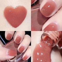 무독성 초밀착 뜯어내는 신비네일 네일 폴리시 고발색 고광택, 러블리 3종 SET