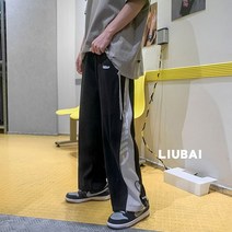 옷잘입는남자 꾸안꾸룩 키작은남자코디 조깅복 회색트레이닝바지 와일드 조커팬츠 2XL까지