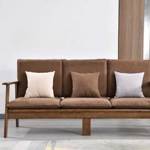 벤치쇼파 소파 나무 의자 벤치형 심플 거실평상, 콤비네이션 1+3