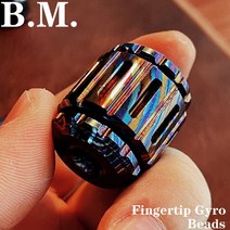 B.M 핑거 팁 스피너 펜던트 감압 보링 우산 로프 장난감 Edc 티타늄 합금 구리