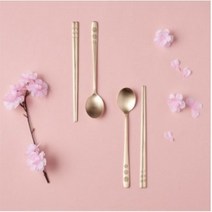오부자 방짜유기 완 2인수저세트, 3세트, 숟가락 2p + 젓가락 2p