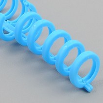 1+1 플라스틱 제본링 제본 와이어링 책스프링 제본스프링 / 색상선택, 파랑, 28.2cm