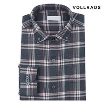 폴라츠VOLLRADS 따뜻한 겨울 기모남방 겨울남방 남성 기본핏 캐주얼 남방셔츠