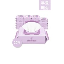스마트에코 비바체 플러스 물티슈 캡형 120매 20팩