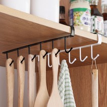 엔템 다용도 주방 조리도구 주방용품 걸이 국자걸이 거치대 정리, 화이트, 1개