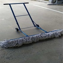 핸드 푸쉬 대걸레 농구장 실내코트 청소용 마대걸레, 1미터 카트
