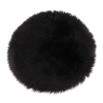 단모 스웨덴 미니 침대밑 방바닥 대형 원형 곰돌이 스마일 러그 카페트 고급 인조 모피