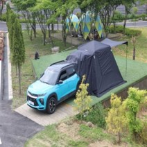 캠프밸리 오토카하우스 차박텐트 텐트 그늘막텐트 자동 원터치, 블랙