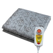 한일 전기요 한일고급전기요 한일의료기 워셔블전기요, 타이머 조절기 논슬립 자전거 그레이, 대