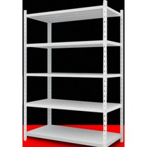 파레트랙 철제 중량렉 창고 랙 철제 선반 물류센터 하중350KG, 23.긴120x너비50x200하이6층, 01.(매화홀퀵피팅)흰색내하중300KG