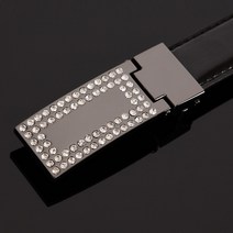 알마디오 여성 큐빅 정장 벨트 세련된 직장인 패션벨트