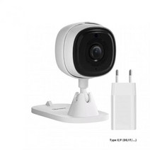 홈씨씨티비 시시티비 Sonoff cam 슬림 wi fi 스마트 보안 카메라 1080p 2way 오디오 감시 자동 애완 동물, 밝은 회색