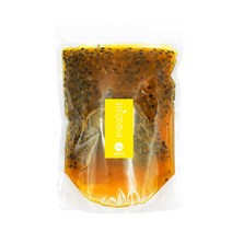 [당일발송] 담아요 대용량 백향과청(패션후르츠청) 수제과일청 카페용 카페납품 수제청 패션후르츠에이드, 1kg, 1팩