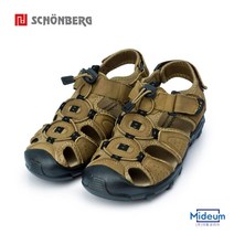 여름 편안한신발 앞막힌 브라운 스포티 EVA 끈샌들