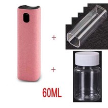 휴대폰 모니터 태블릿 스마트폰 액정 클리너 미스트 리필 틱톡, 핑크 (60ml 보충액 증정)개