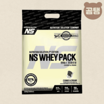 NS 포대유청 WPC 프로틴 헬스보충제 프로틴 파우더 쿠키앤크림맛 2kg, NS포대유청 WPC 단백질 헬스보충제 쿠앤크 2kg